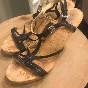 Michael Kors cork wedge sandal